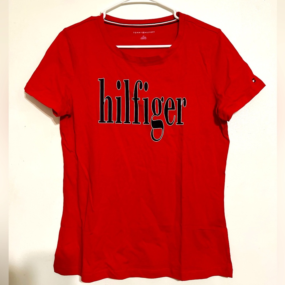 Tommy Hilfinger Red Tshirt Size S/P New